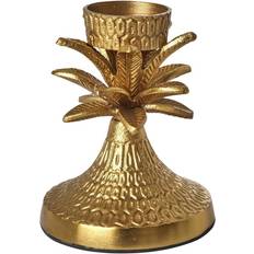 Rice Golden Palm Tree Shaped Candlestick