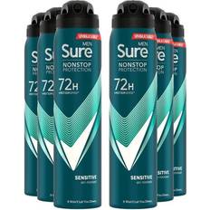 Sure Alcohol Free - Deodorants Sure Men Anti-Perspirant 72H Nonstop Protection Sensitive Deodorant 250ml, 6