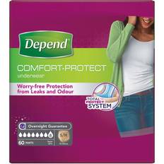 Depend comfort small medium pants female super absorbent underwear