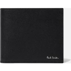 Note Compartments Wallets Paul Smith Black Leather 'Mini Nottingham' Interior Billfold Wallet