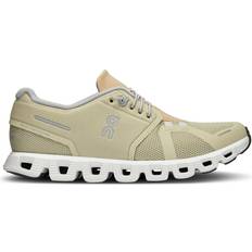 On Quick Lacing System - Women Running Shoes On Cloud 5 W - Beige/Haze Sand