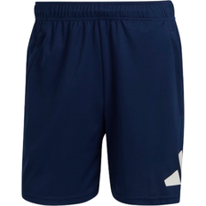 Adidas Men Shorts on sale adidas Men Train Essential Logo Training Shorts - Dark Blue/White