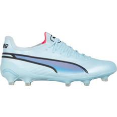Firm Ground (FG) - Synthetic Football Shoes Puma King Ultimate FG/AG W - Silver Sky/Black/Fire Orchid