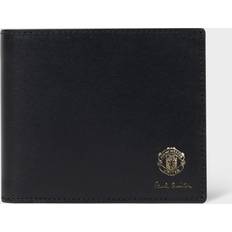 Note Compartments Wallets Paul Smith & Manchester United - Black 'Stadium' Billfold Wallet