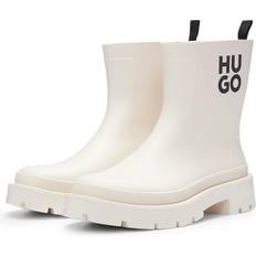 Hugo Boss Women Shoes Hugo Boss Gummistiefel 50498090 Écru