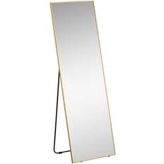 Gold Mirrors Homcom Full Length Wall Mirror 50x158.5cm
