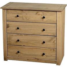 Pine Chest of Drawers SECONIQUE Panama Chest of Drawer 40.5x73cm