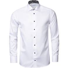 Eton White Paisley Effect Signature Twill Shirt