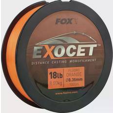 Fox Fishing Lines Fox Exocet Fluoro Orange Mono 0.35mm 18Lb 8.0Kg 1000M