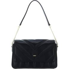 DKNY Women's R31EBW80-BGD-1 Shoulder Bag, Black/Gold