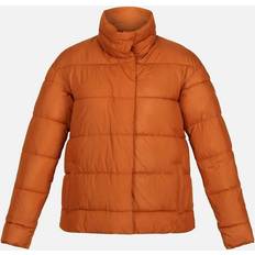 Orange - Women Jackets Regatta Womens/ladies Raegan Puffer Jacket copper Almond