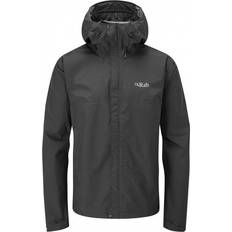 Rab Men - Outdoor Jackets Rab Men's Downpour Eco Waterproof Jacket - Black