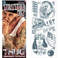 Tinsley Transfers Prison Thug To Life Tattoos Costume Accessory