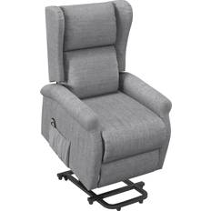 Homcom Power Lift Chair for the Elderly with Remote Control Grey