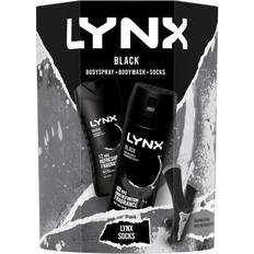 Lynx Gift Boxes & Sets Lynx Black Body Wash & Spray 2pcs Gift Set Him of Socks