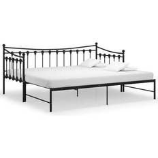 2 Seater - White Sofas vidaXL Pull-out Bed Frame Sofa 206cm 2 Seater