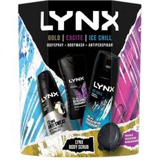 Lynx Gift Boxes & Sets Lynx Gold, Excite & Ice Chill Bath & Body 3Pcs Gift Set Him