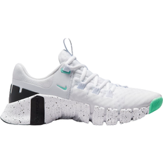 37 ⅓ - Women Gym & Training Shoes Nike Free Metcon 5 W - White/Black/Emerald Rise