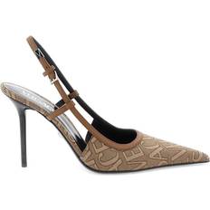Buckle Heels & Pumps Versace Allover - Brown