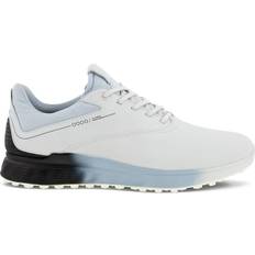 Laced Golf Shoes ecco Golf S-Three Golf Shoes WHITE/BLACK/AIR
