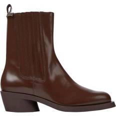 Red Ankle Boots Camper Bonnie Ankle Boots For Women Burgundy, 8, Smooth Leather