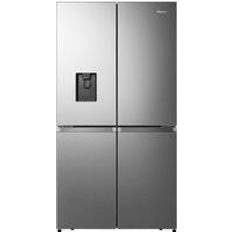 Fridge freezer with plumbed water dispenser Hisense RQ758N4SWSE Wifi Connected Silver