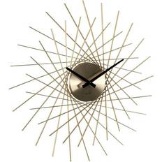 Gold Wall Clocks Acctim 'Lohne' Spoke Style Metal In Wall Clock