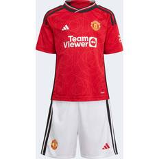 adidas 2023-24 Manchester United Toddlers Home Mini Kit, 2T