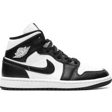 Women Shoes Nike Air Jordan 1 Mid W - White/Black