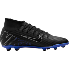 36 ½ - Multi Ground (MG) Football Shoes Nike Mercurial Superfly 9 Club MG - Black/Hyper Royal/Chrome