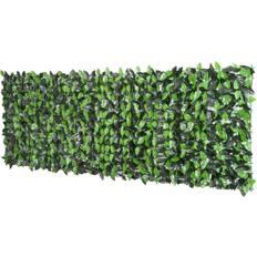 Enclosures OutSunny Artificial Leaf Hedge Screen Privacy Fence Panel