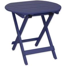 Blue Outdoor Side Tables Garden & Outdoor Furniture Plow & Hearth Wooden Adirondack Outdoor Side Table