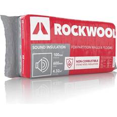 Stone Wool Insulation Rockwool Sound Insulation Slab 100 x 600 x 1200mm