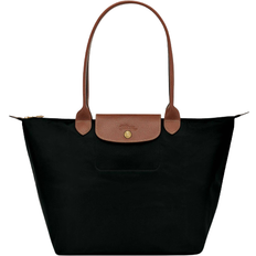 Zipper Totes & Shopping Bags Longchamp Le Pliage Original L Tote Bag - Black
