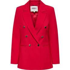 Only Fitted Blazer - Red/True Red