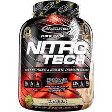 L-Leucine Protein Powders Muscletech Nitro Tech Performance Series Whey Isolate Cookies and Cream 1.8kg