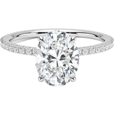 Diamond Rings Brilliant Earth Luxe Perfect Fit Engagement Ring - White Gold/Diamonds
