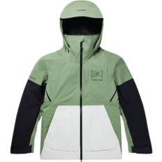 L - RECCO Reflector - Winter Jackets - Women Women's [ak] Kimmy Gore-Tex 3L Stretch Jacket - Hedge Green/Stout White/True Black
