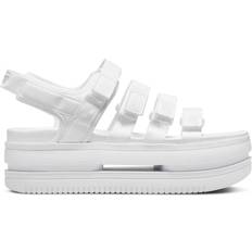 Nike White Sandals Nike Icon Classic - White/Pure Platinum