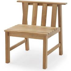 Skagerak Patio Chairs Skagerak Plank Gartenstuhl teak/LxBxH 58x69,5x77cm