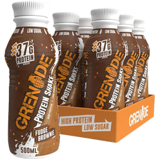 Grenade Drinks Grenade Fudge Brownie Protein Shake 500ml 6 pcs