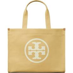 Cotton Fabric Tote Bags Tory Burch Ella Canvas Tote Bag - Hickory