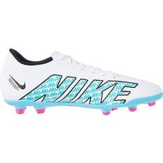 39 ⅓ - Multi Ground (MG) Football Shoes Nike Mercurial Vapor 15 Club MG - White/Pink Blast/Baltic Blue