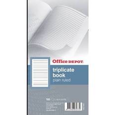 Office Depot Notepads Office Depot Plain Ruled Triplicate Book 203