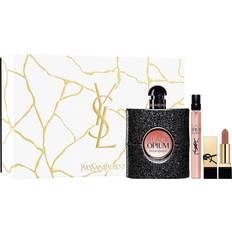 Yves Saint Laurent Women Gift Boxes Yves Saint Laurent Black Opium Gift Set EdP 90ml + EdP 10ml + Lipstick