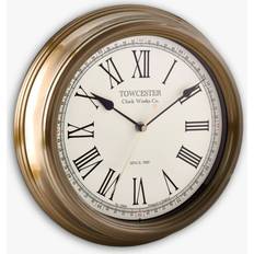 Gold Wall Clocks Acctim Towcester Redbourn Roman Numeral Wall Clock