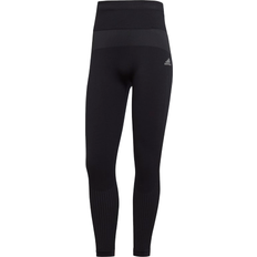 Adidas Sportswear Garment Leggings adidas Aeroknit Winter Running Long Leggings - Black/Beam Orange
