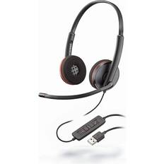 On-Ear Headphones Poly Blackwire C3220 USB-A