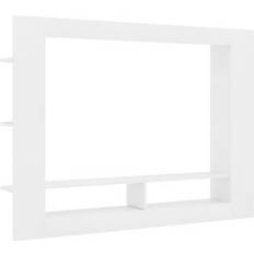 White TV Benches vidaXL Stand TV Bench 152x113cm