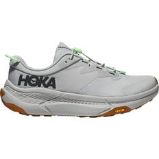 Men - White Hiking Shoes Hoka Transport Harbor Mist/Lime Glow Men's Shoes White